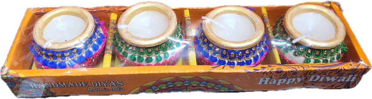 4 Pcs Rabari Matki Box Wax