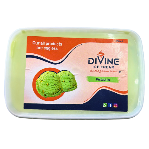 Divine Pistachio ice-cream (1000ml)