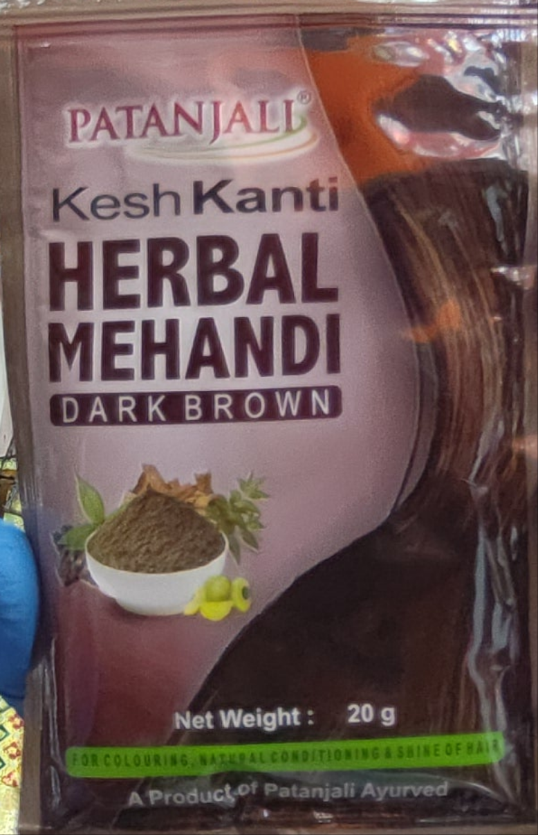 Patanjali kesh kanti Herbal Mehandi Dark Brown