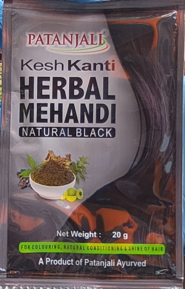 Patanjali kesh kanti Herbal Mehandi (Natural Black)in