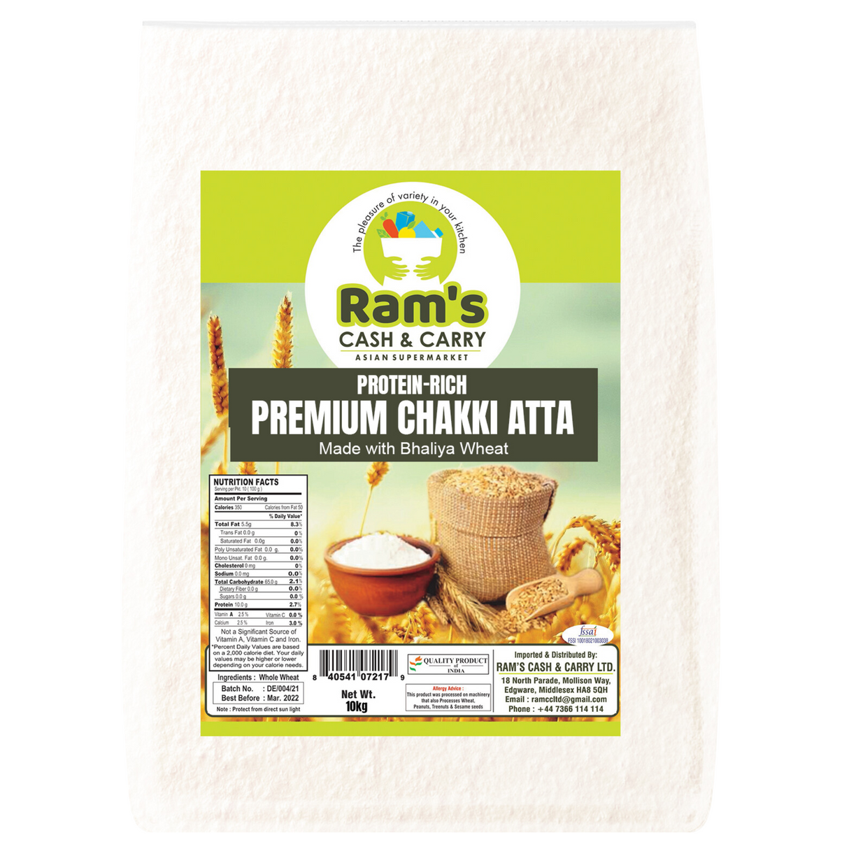 Rams Premium Chakki Atta - Bhaliya