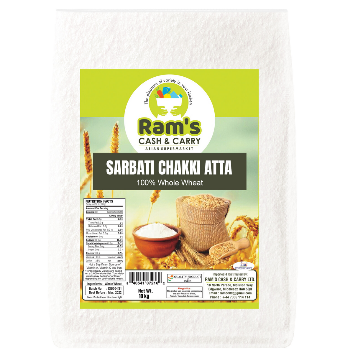 Rams Sarbati Chakki Atta