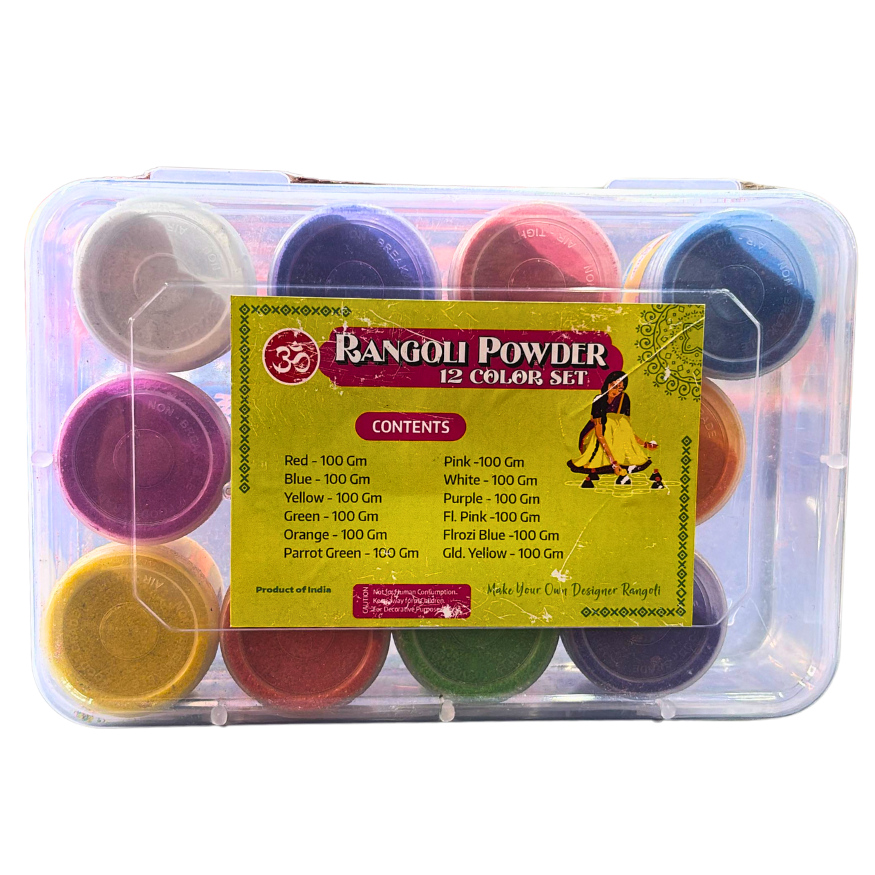 Rangoli 12 colours set