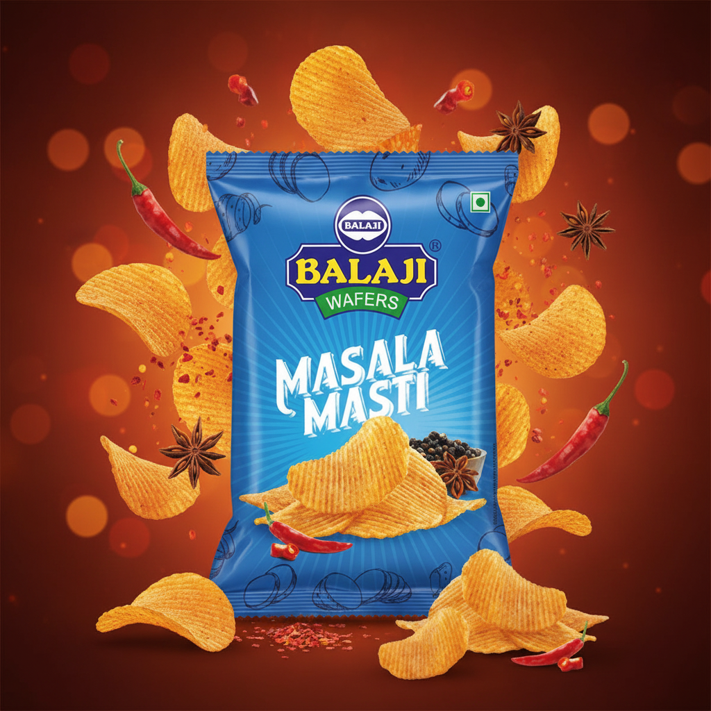 Balaji Masala Masti Wafers