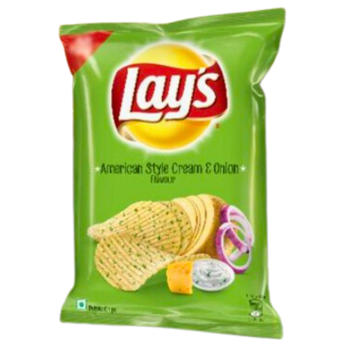 Lays Cream & Onion Flavour Potato Chips