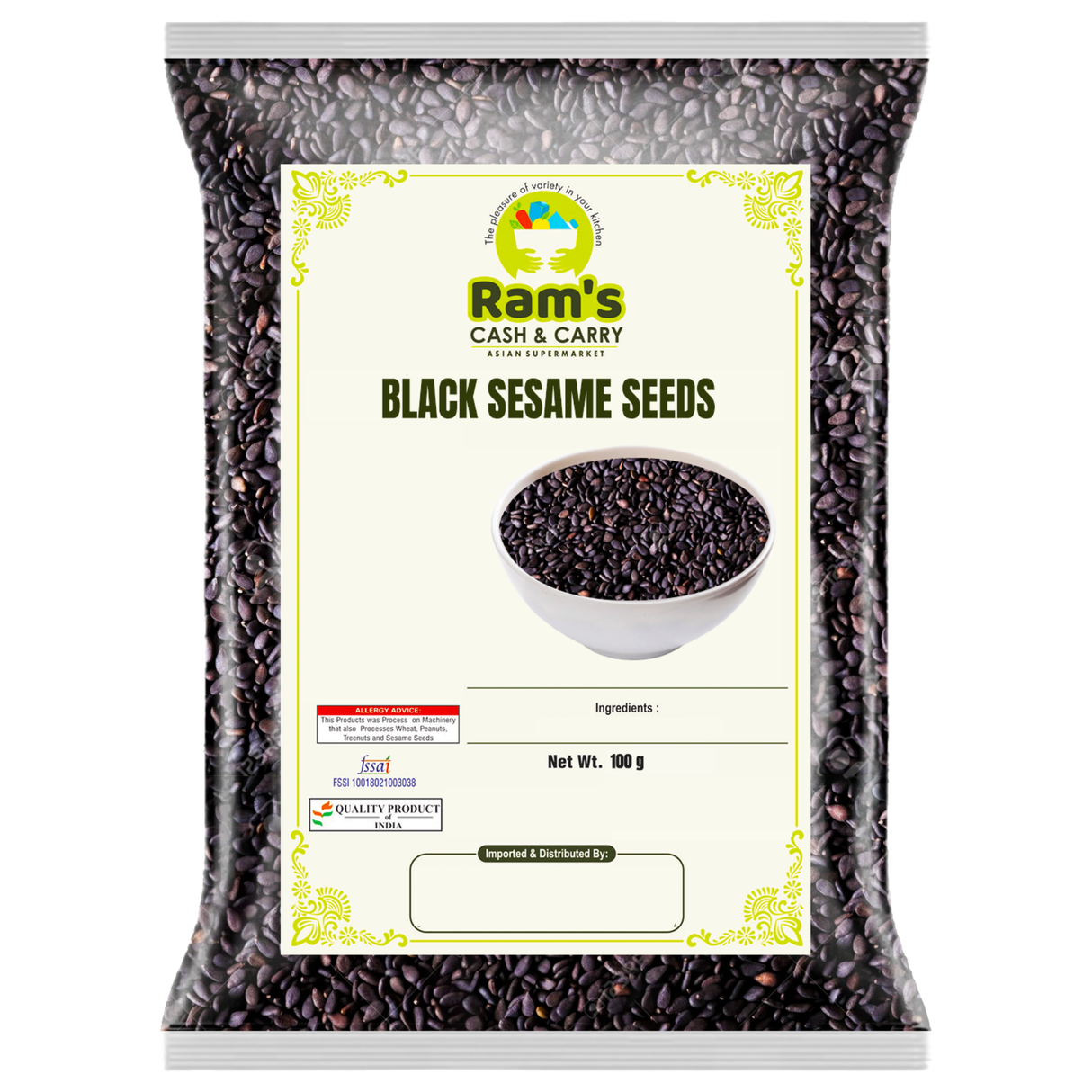 Rams Black Sesame Seeds