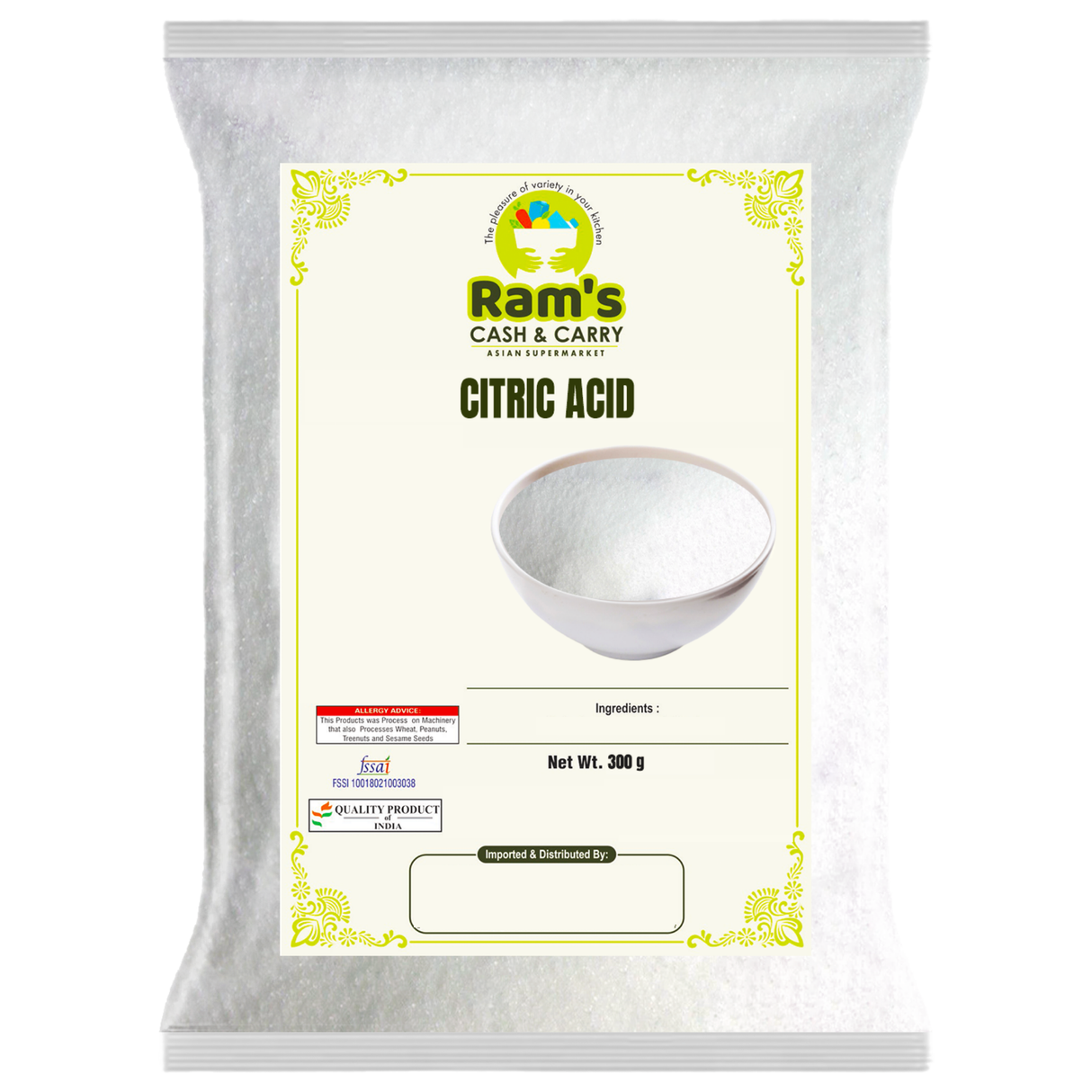 Rams Citric Acid