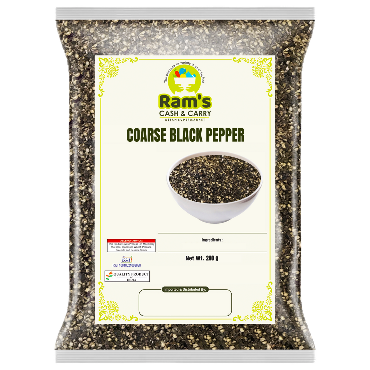 Rams Coarse Black Pepper