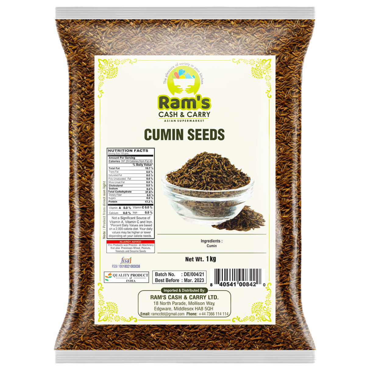 Rams Cumin Seeds