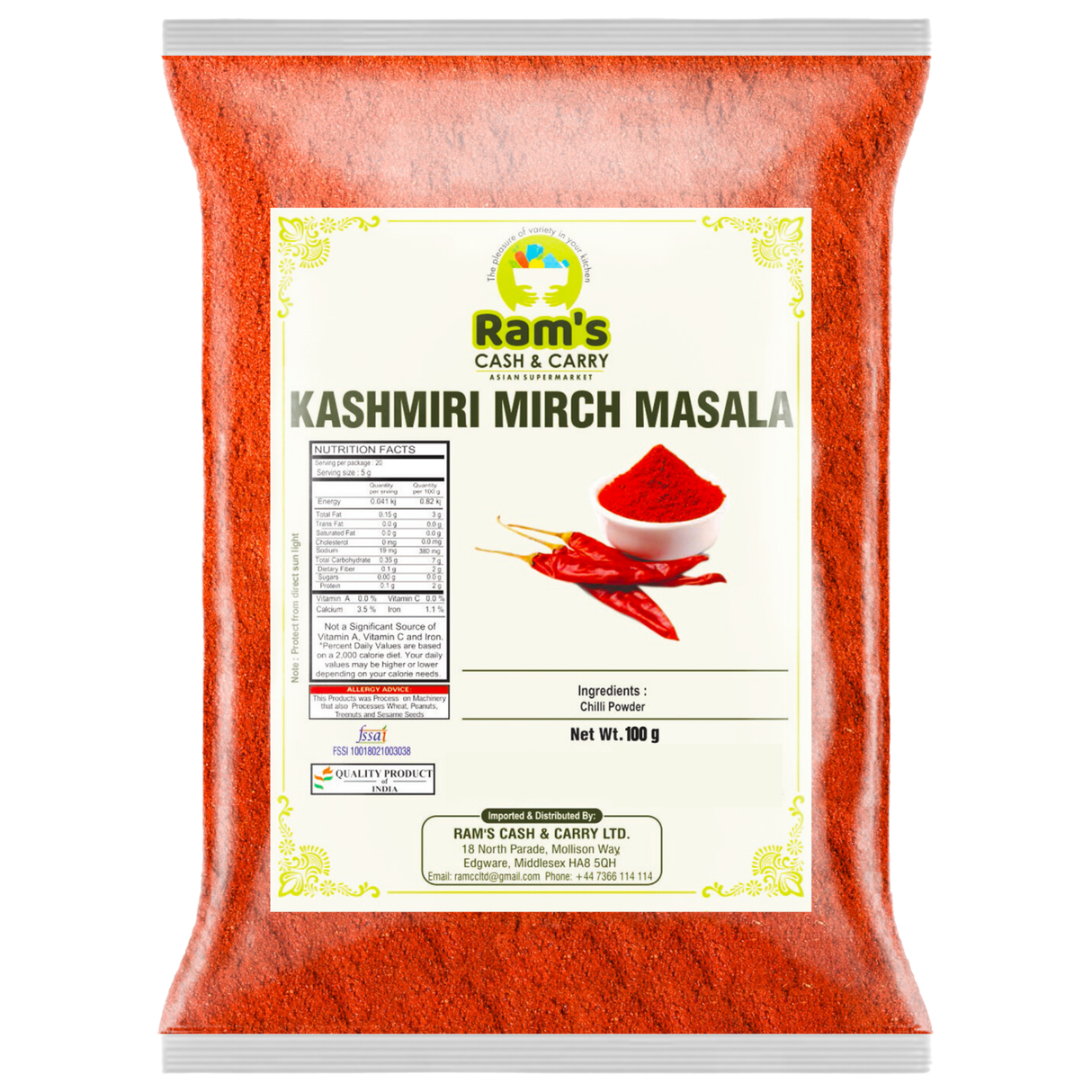 Rams Kashmiri Mirch Masala