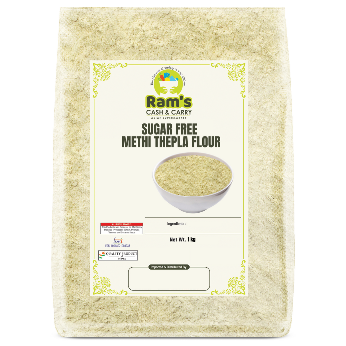 Rams Sugar Free Methi Thepla Flour