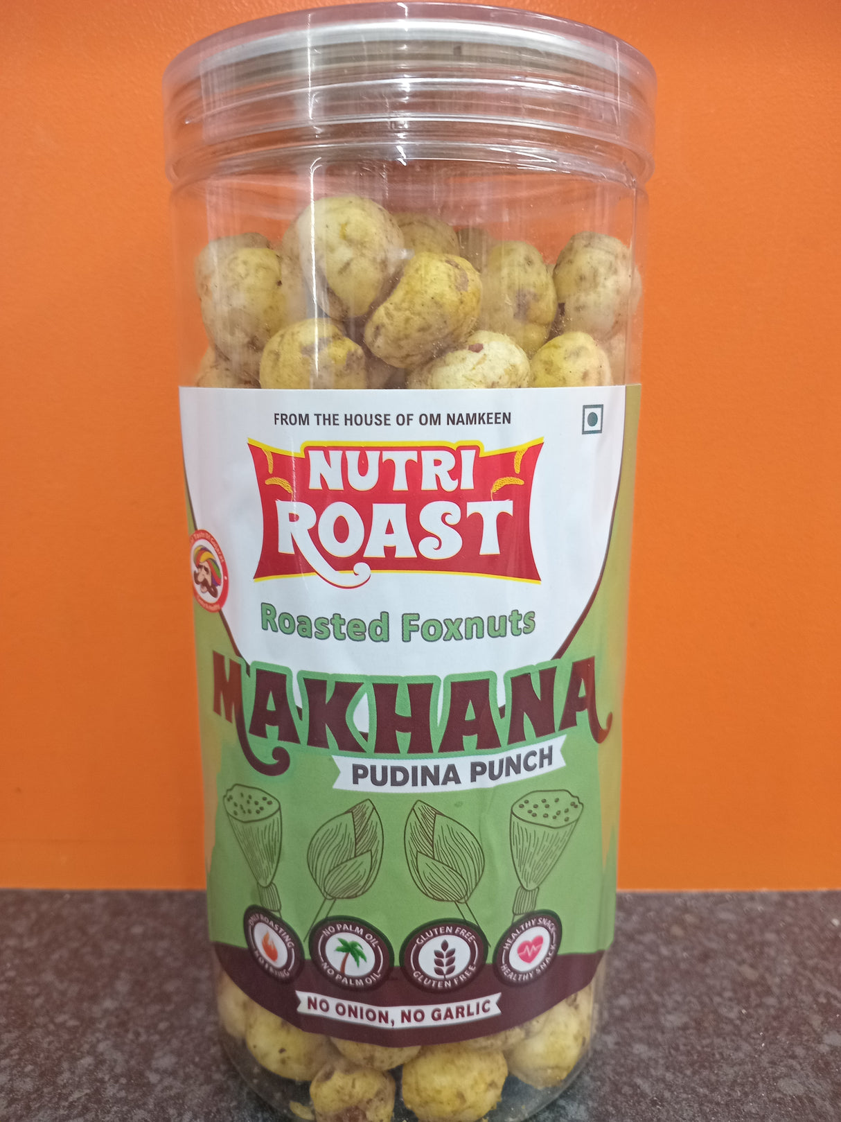 NUTRI ROAST PUDINA PUNCH MAKHANA NO ONION NO GARLIC