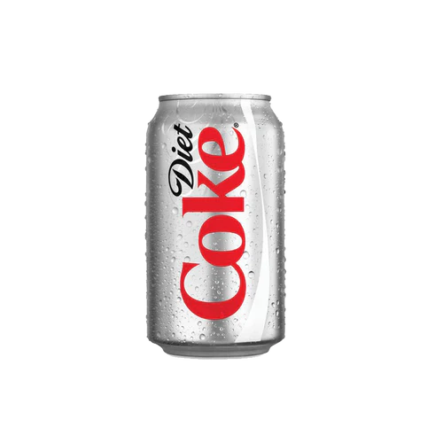 Diet coca cola can