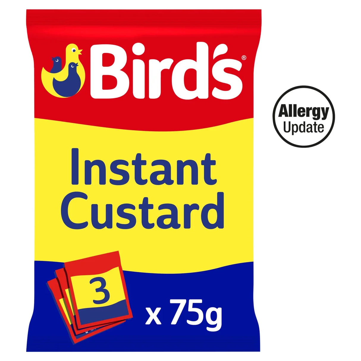 Bird Instant Custard Powder (3 x 75g)