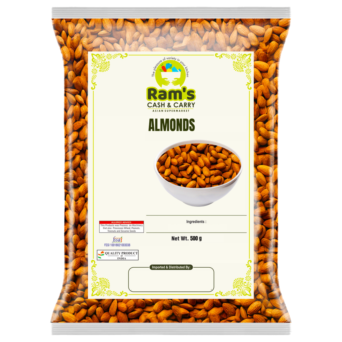 Rams Almonds β Ram's Cash & Carry