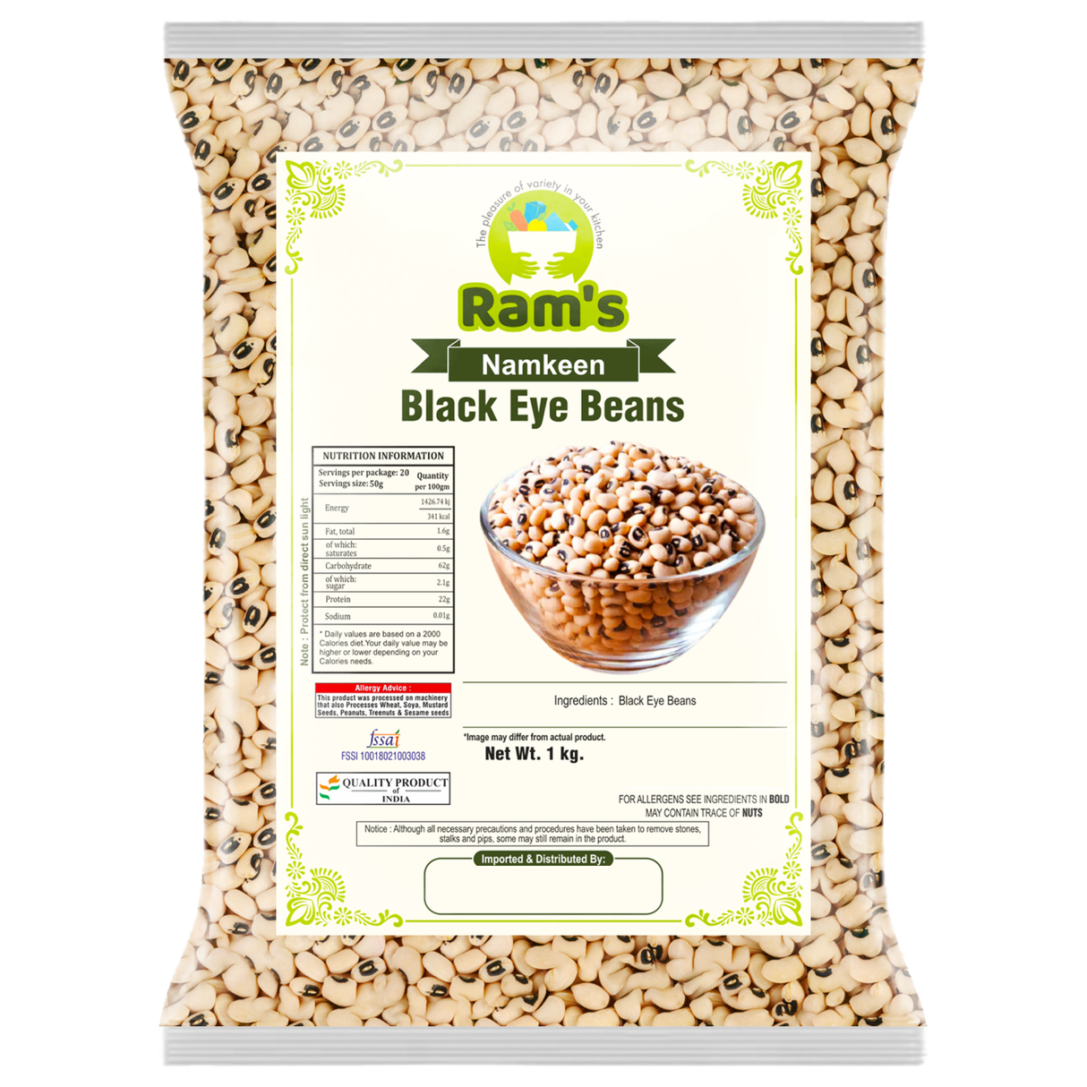 Rams Black Eye Beans