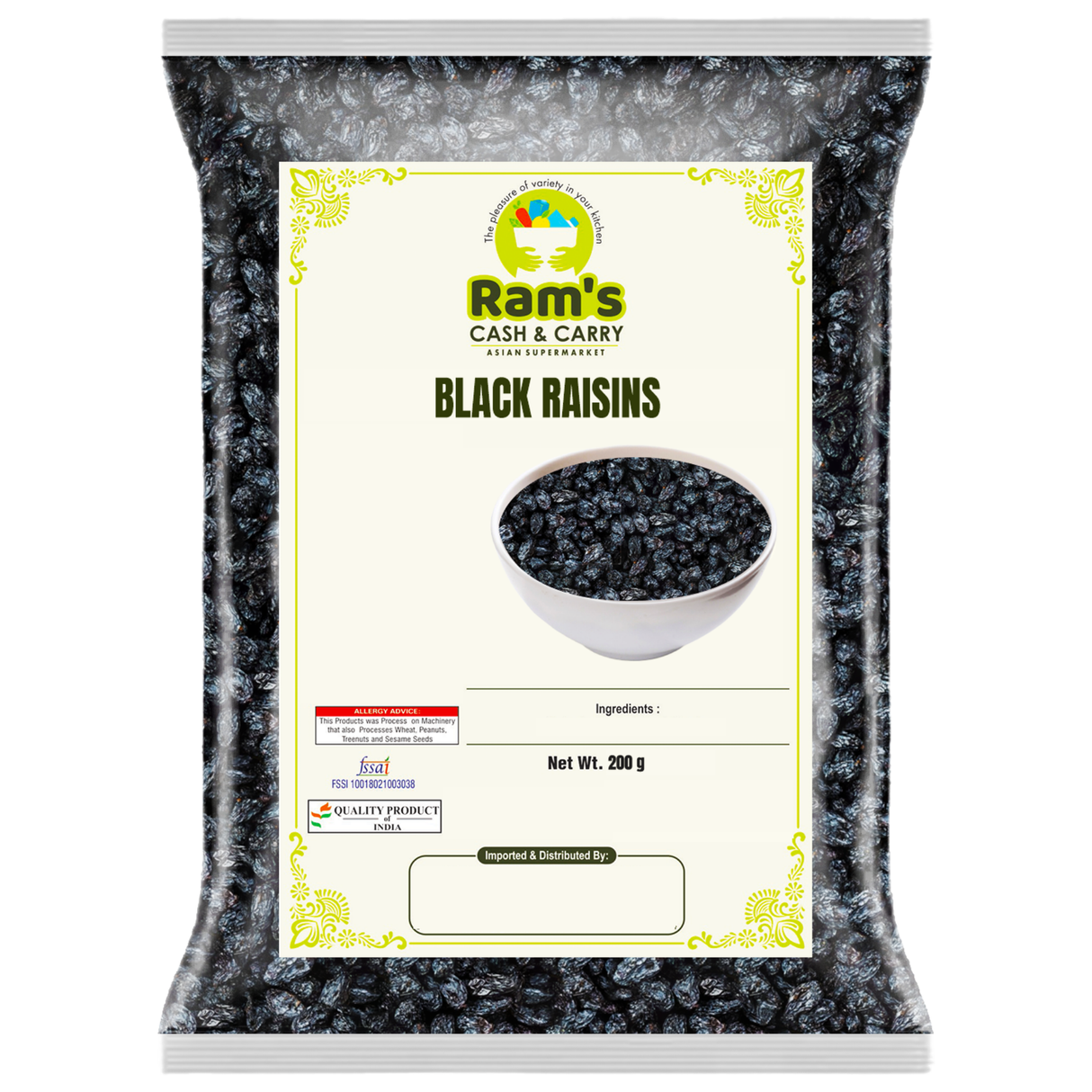 Rams Black Raisins