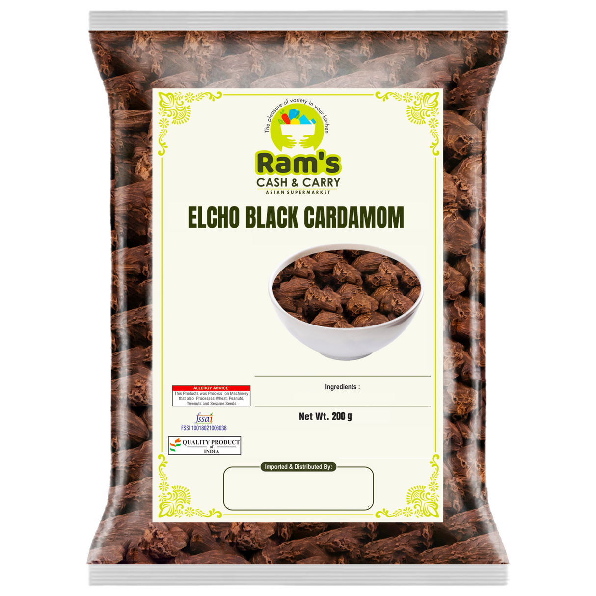 Rams Elcho Black Cardamom
