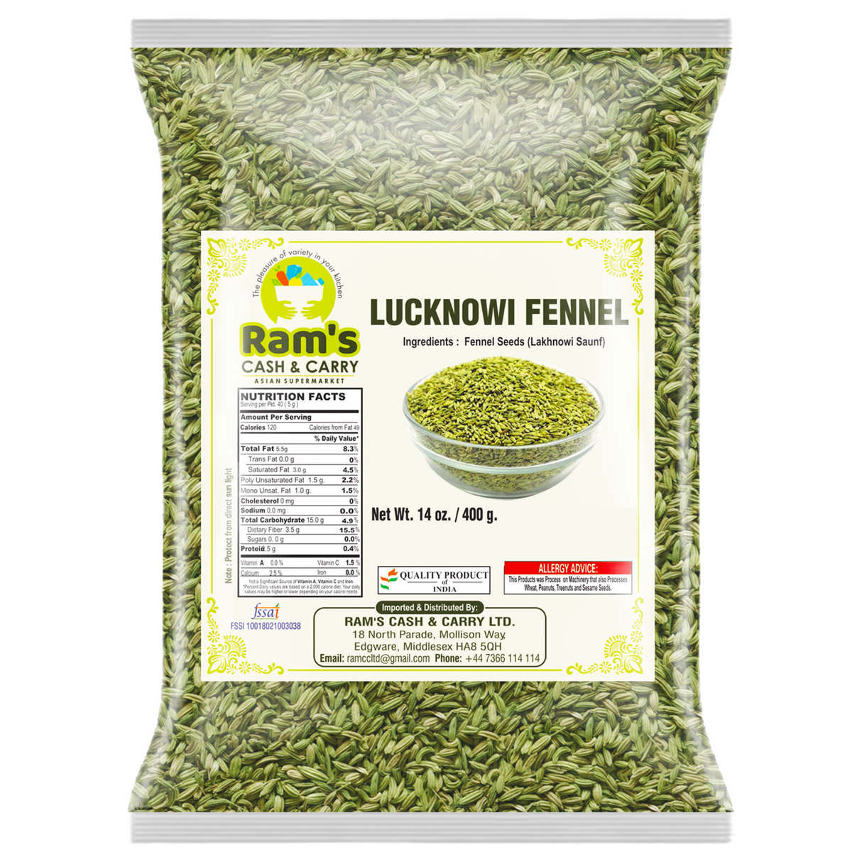 Rams Lucknow Fennel Seeds