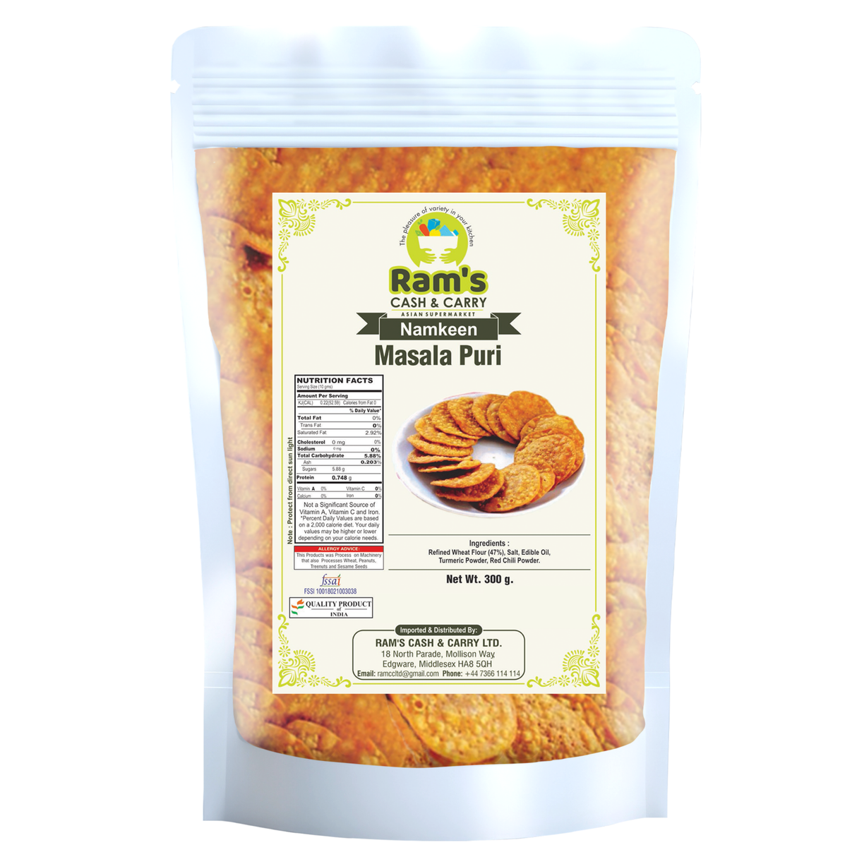 Rams Masala Puri