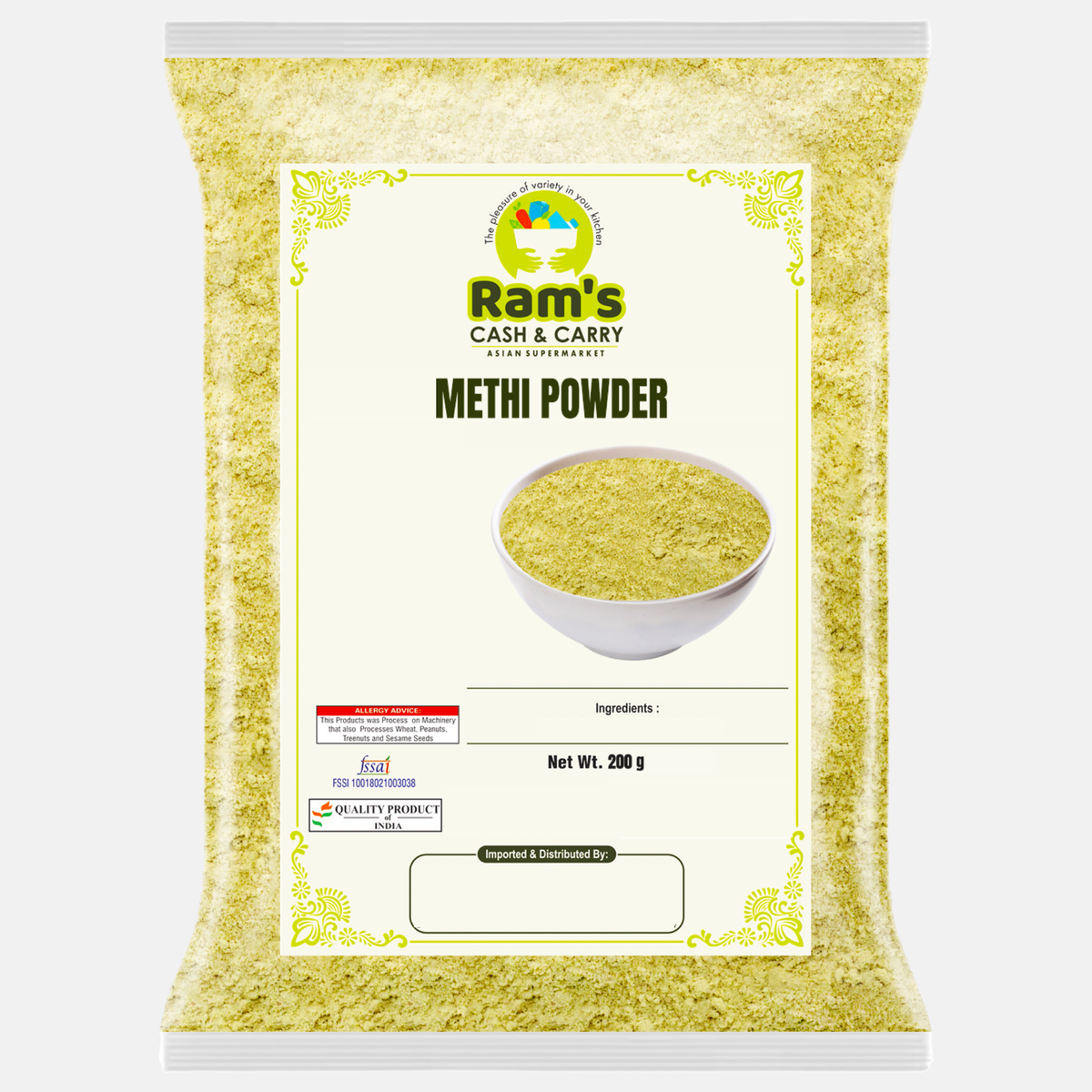 Rams Methi Powder – Ram's Cash & Carry