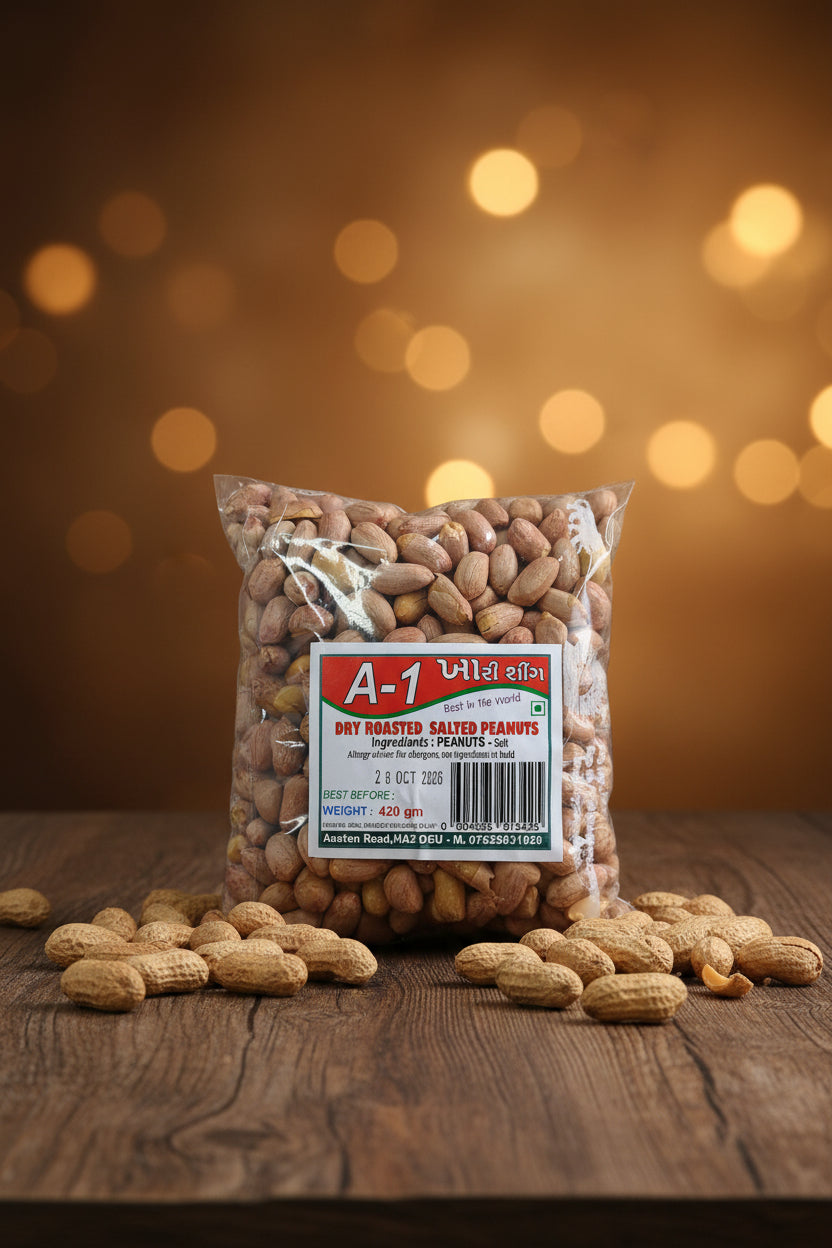 A1 DRY ROASTED SALTED PEANUTS