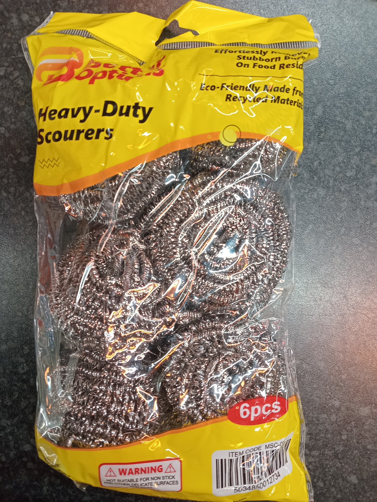 BETTER OPTION HEAVY DUTY SCOURERS ( 6 PACK )
